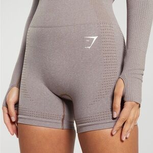 Gymshark Light Gray Bike Shorts